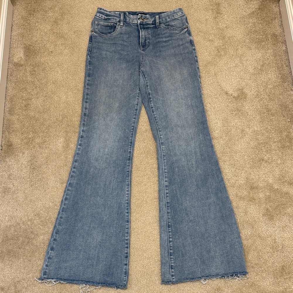 Express 70s Flare Mid Rise Jeans